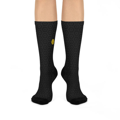 Sold Black Honeycomb - Socks - Stud Game Sports Honey Drip
