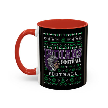 Festive Ugly Sweater Style Coffee Cup 11oz