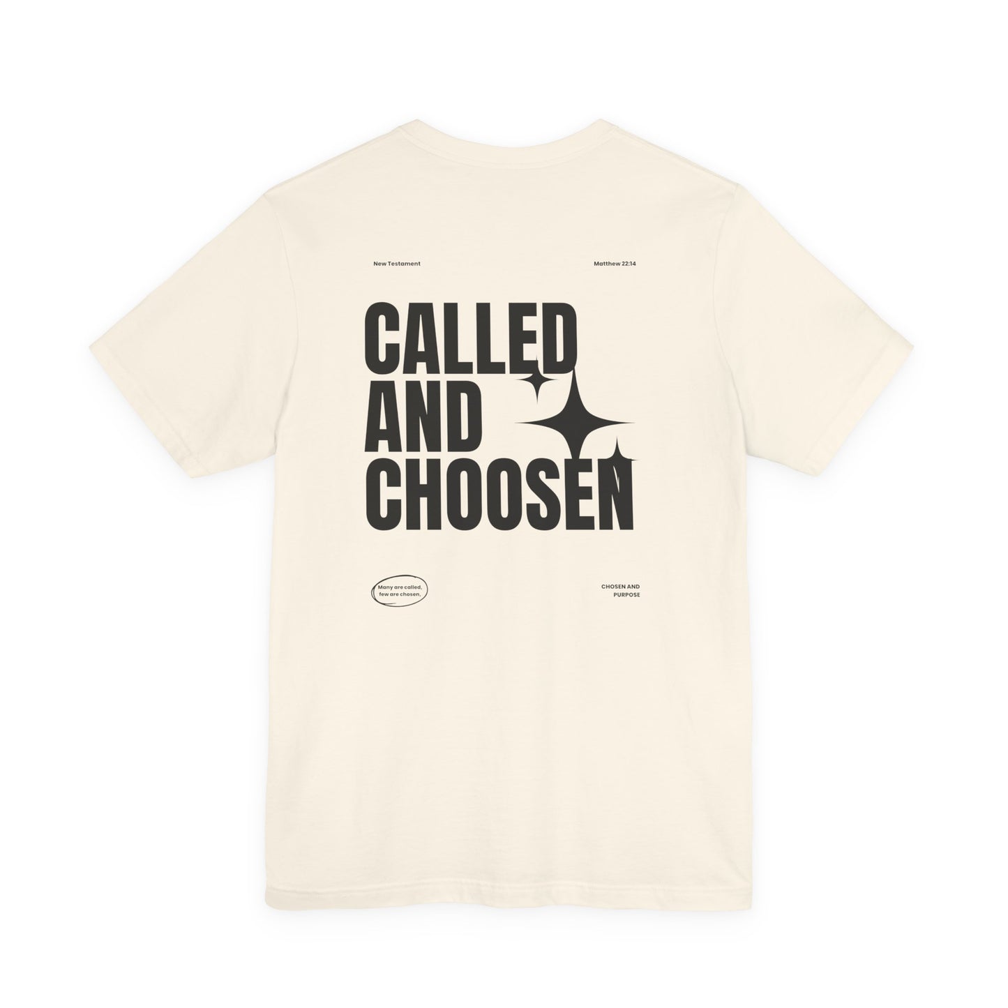 ADULT - Premium tee -  Called & Chosen - BBA