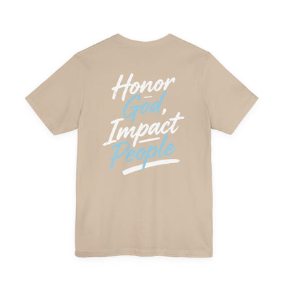 Adult - Premium T-Shirt “Honor God, Impact People” -  FAC Aurora