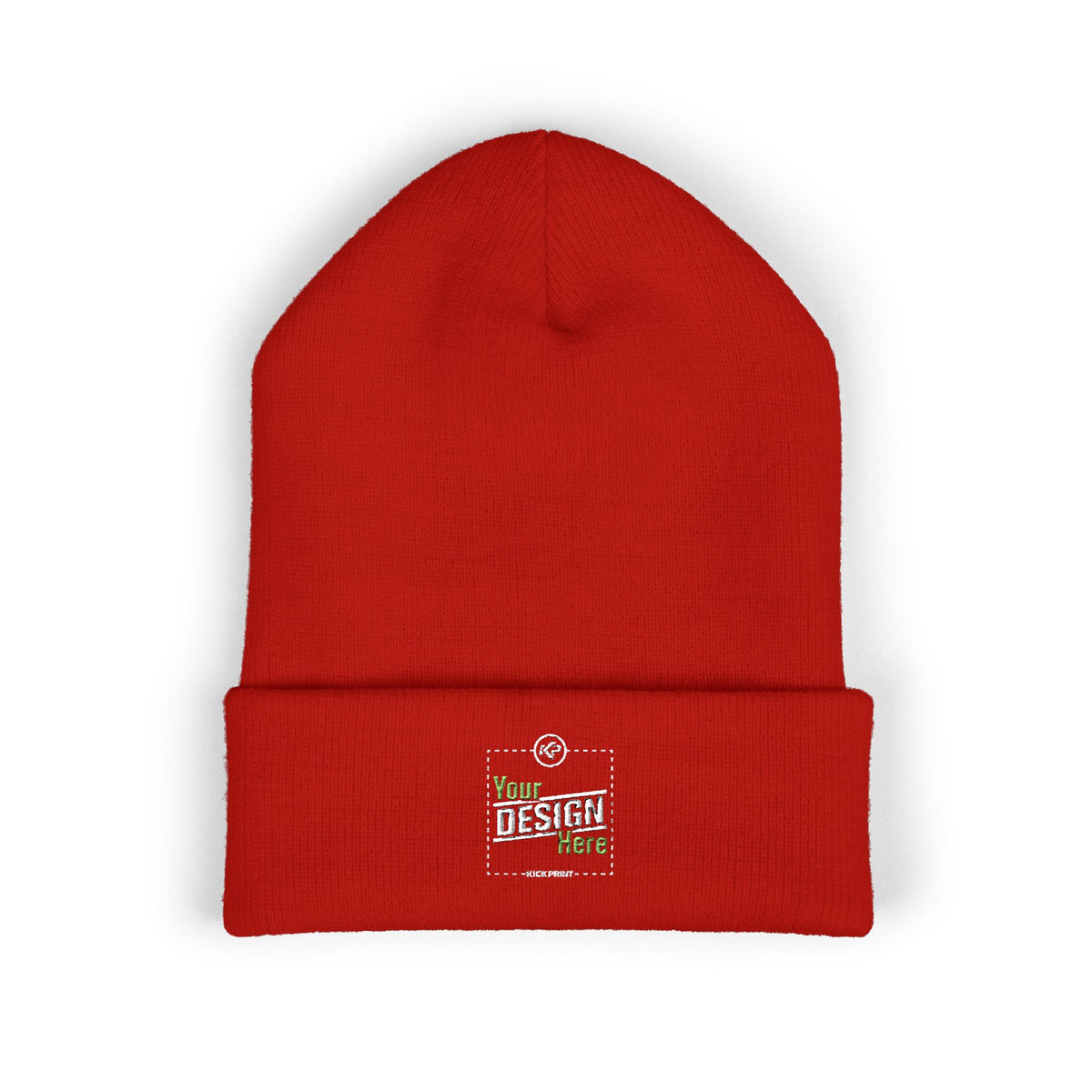 Embroidered Cuffed Beanie
