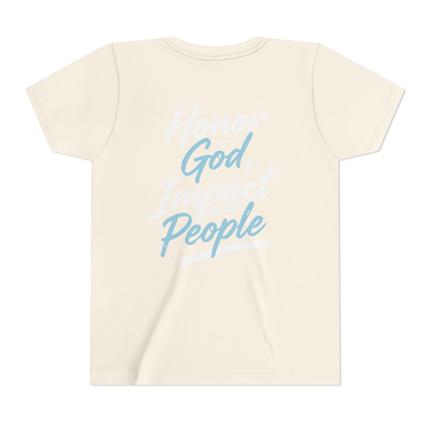 Youth - Premium T-shirt "Honor God, Impact People"  - FAC Aurora