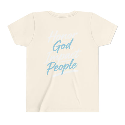 Youth - Premium T-shirt "Honor God, Impact People"  - FAC Aurora