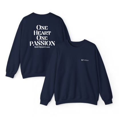 Adult - Basic Sweatshirt- one Heart One Passion