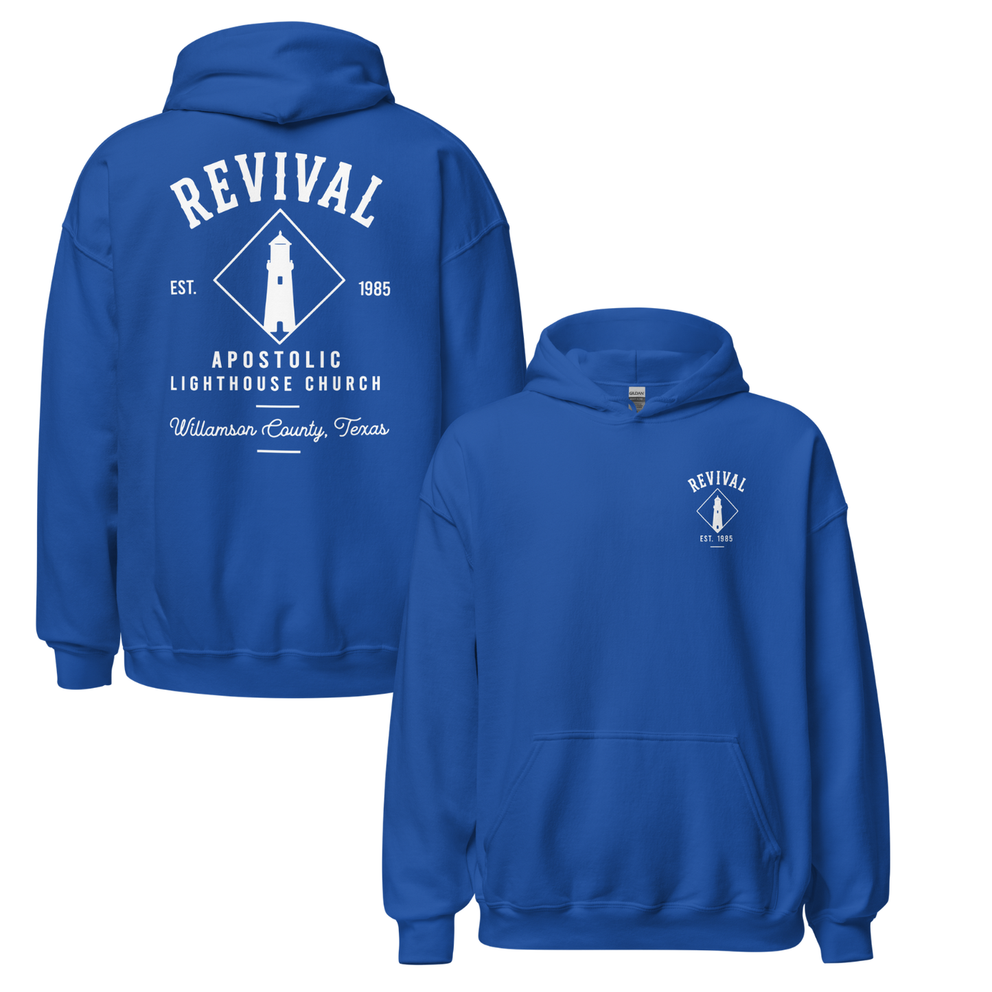Adult - Revival Basic Hoodie - Apostolic Lighthouse Church