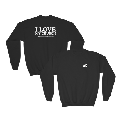 YOUTH - Basic Sweatshirt - I Love My Church - BBA