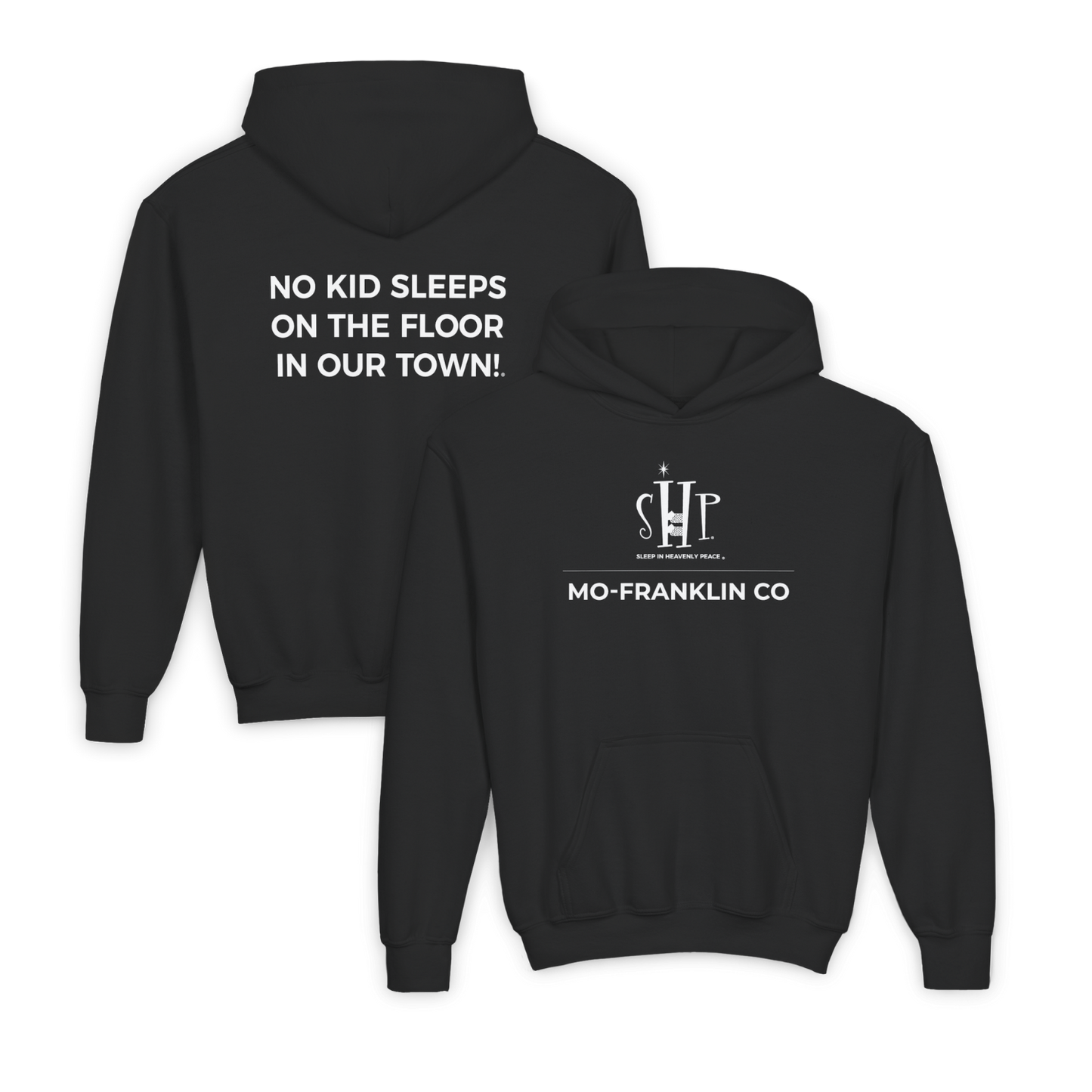 YOUTH - Basic Pullover Hoodie - MO-Franklin Co