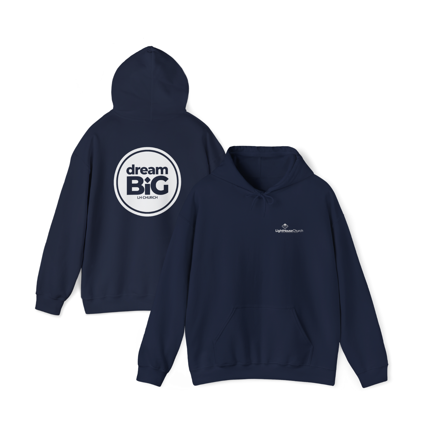ADULT - Basic Hoodie - Dream Big Logo
