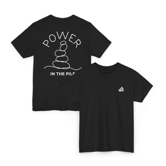 ADULT - Basic tee - Power in the Piles - BBA