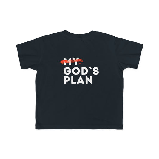 Toddlers - Basic tee - GOD's Plan - BBA