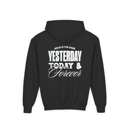 YOUTH - Basic Hoodie - Jesus is the Same - BBA