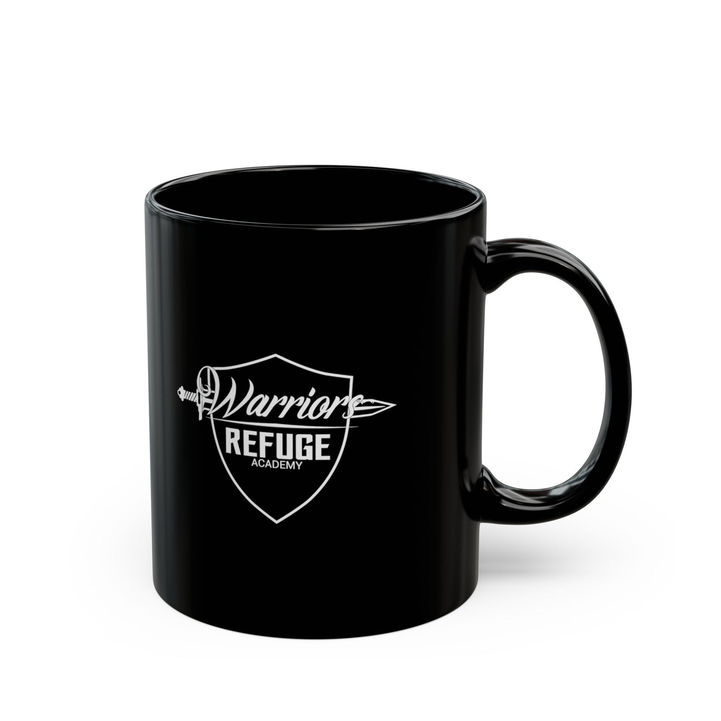 Black Mug – "Warrior Refuge Academy"