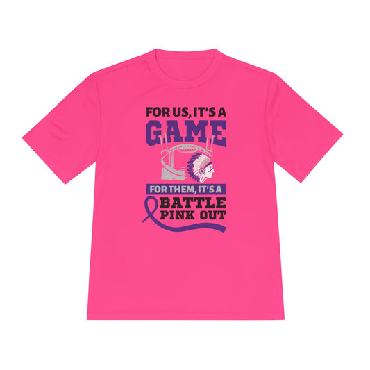 Polyester T-Shirt - Pinkout - Friends of Pacific Football