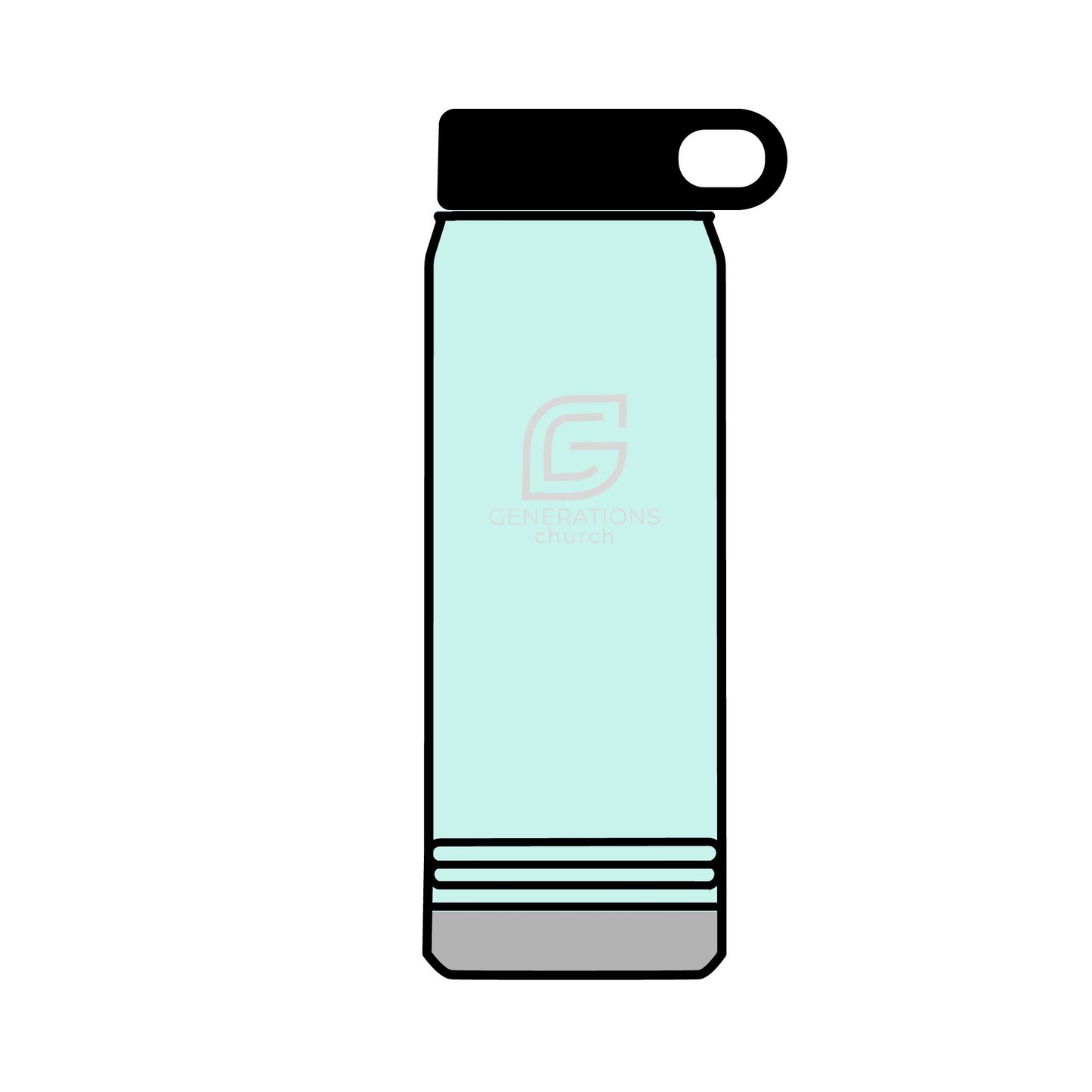 Generations Church - 32oz Water Bottle Tumbler