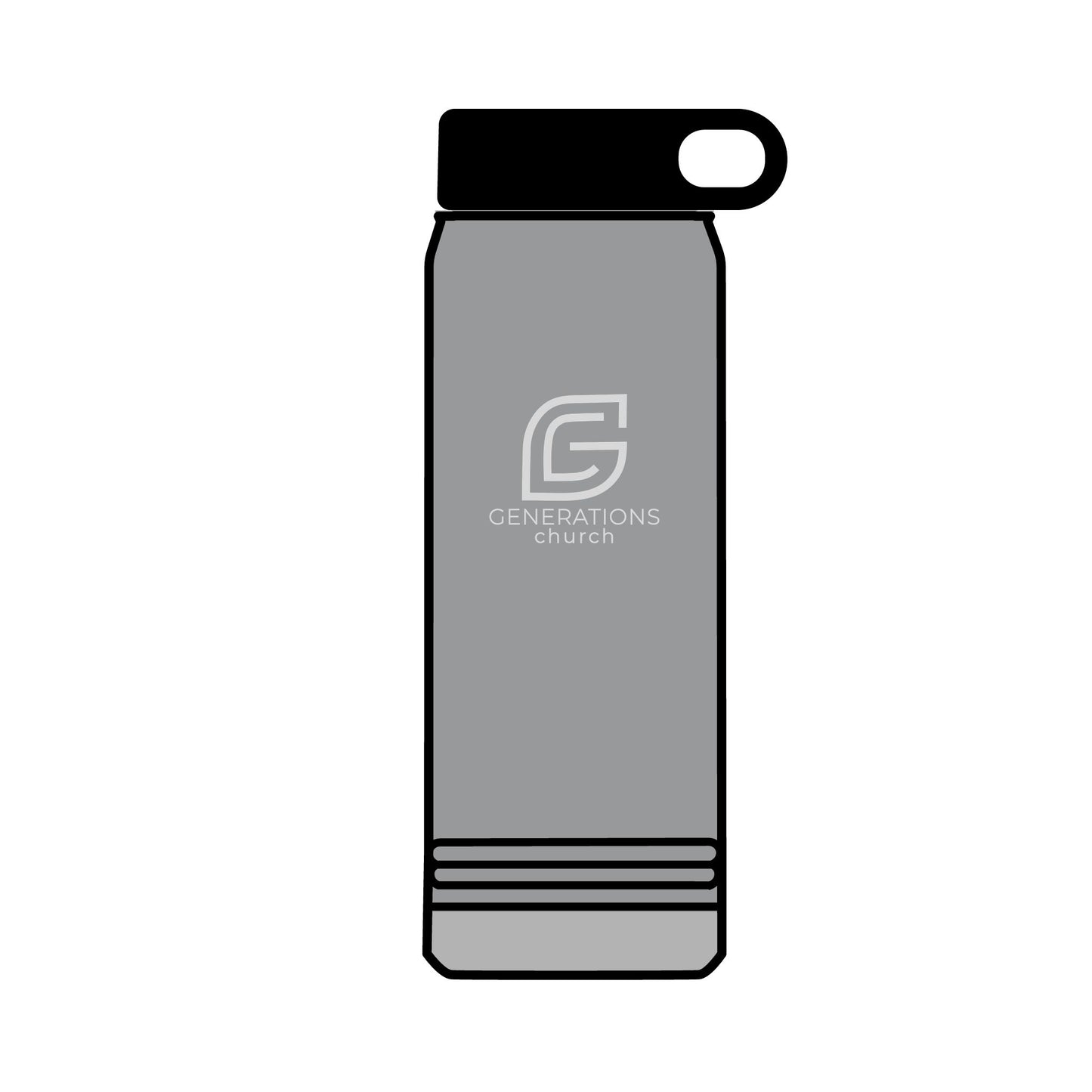 Generations Church - 32oz Water Bottle Tumbler