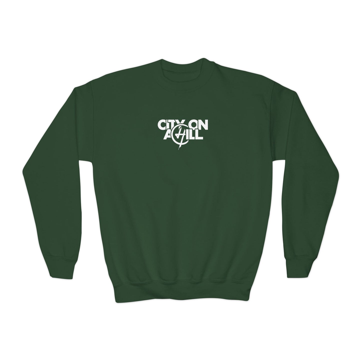YOUTH - Basic Crewneck Pullover Sweatshirt - City on a Hill