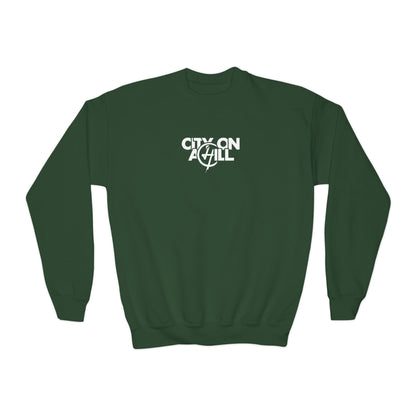 YOUTH - Basic Crewneck Pullover Sweatshirt - City on a Hill