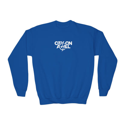 YOUTH - Basic Crewneck Pullover Sweatshirt - City on a Hill