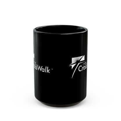 The Crosswalk Church Black Mugs