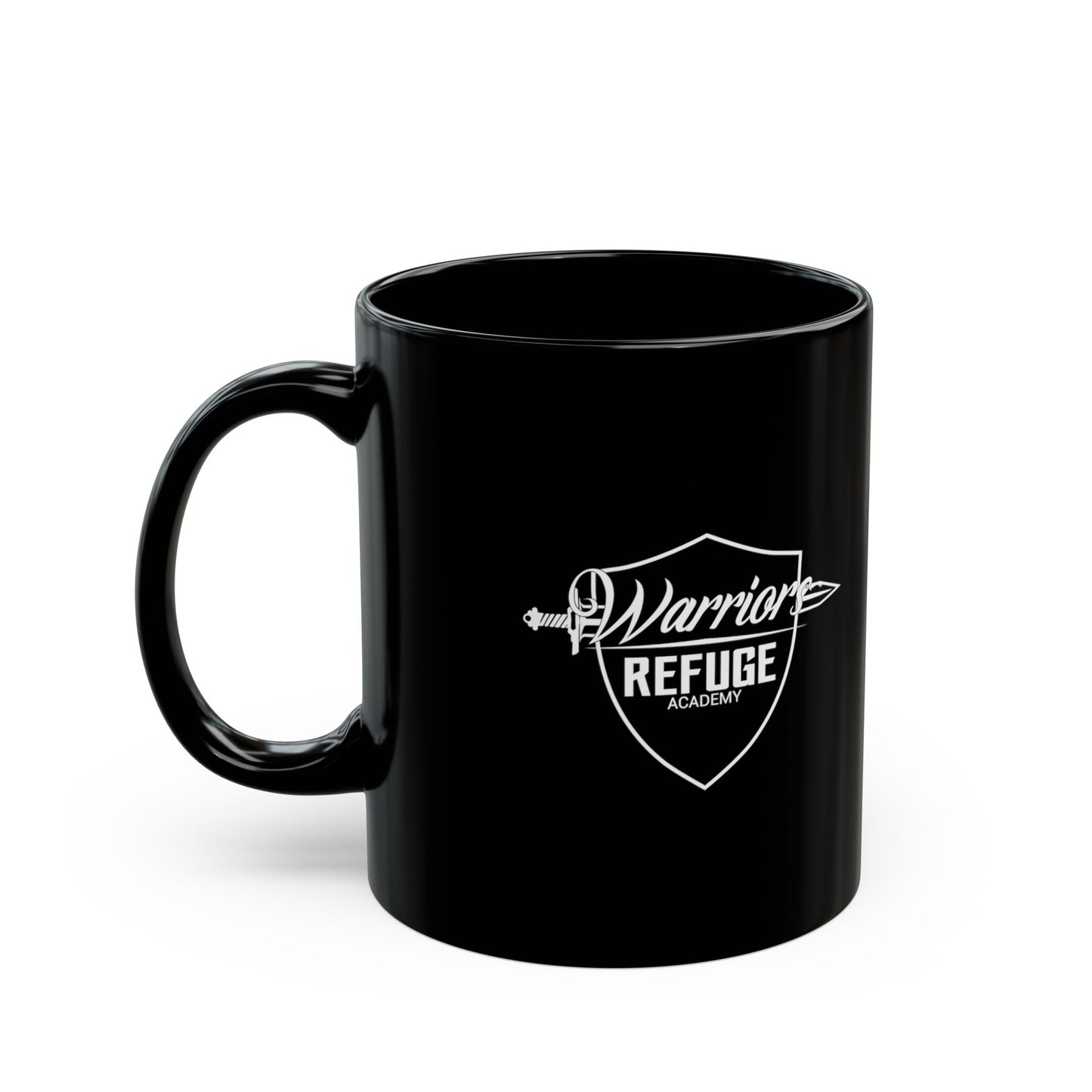 Black Mug – "Warrior Refuge Academy"