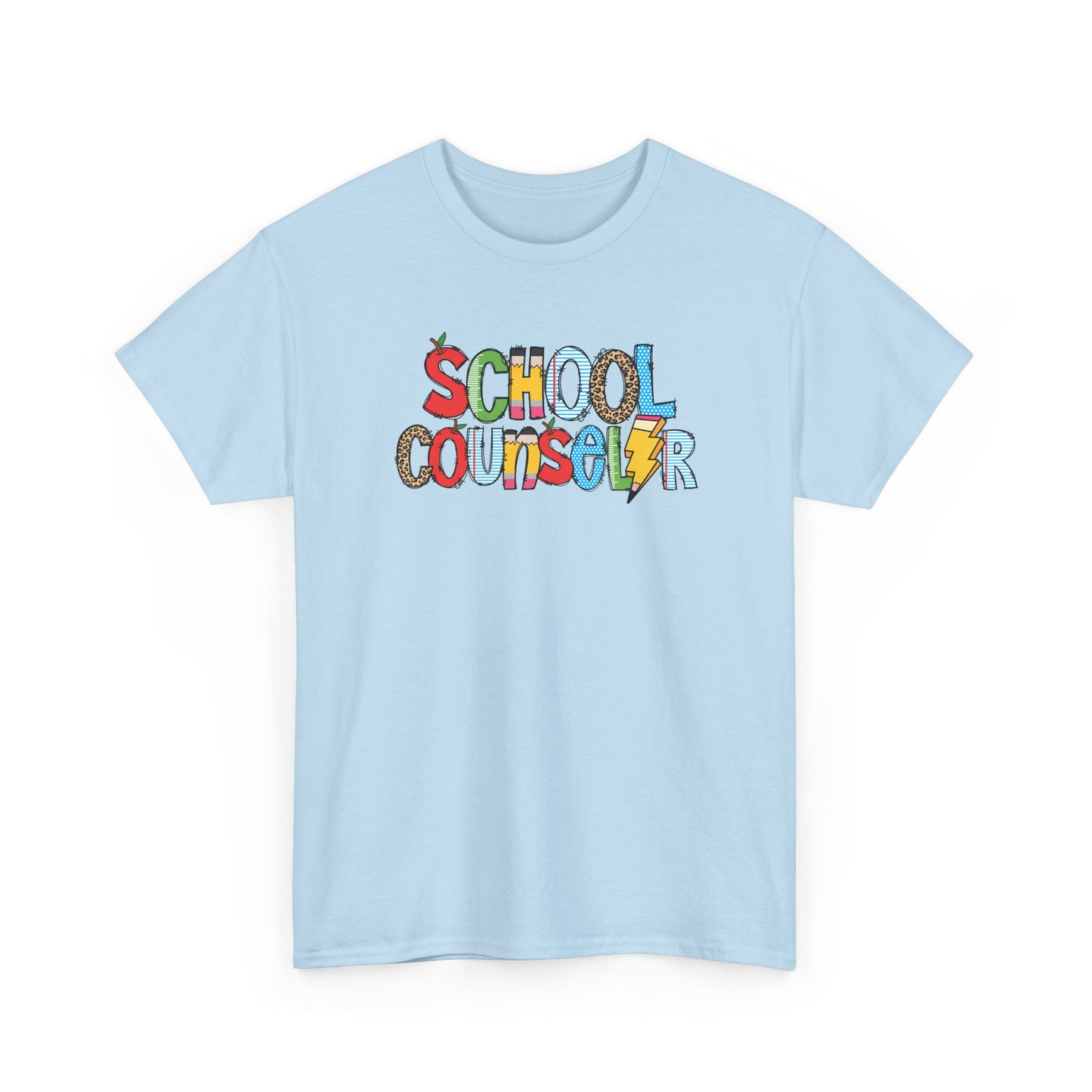 School Counselor Colorblock T-Shirt- Fun School Staff Gift