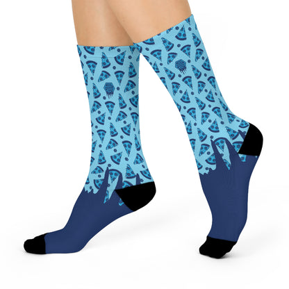 Frozen Pizza Drip Socks