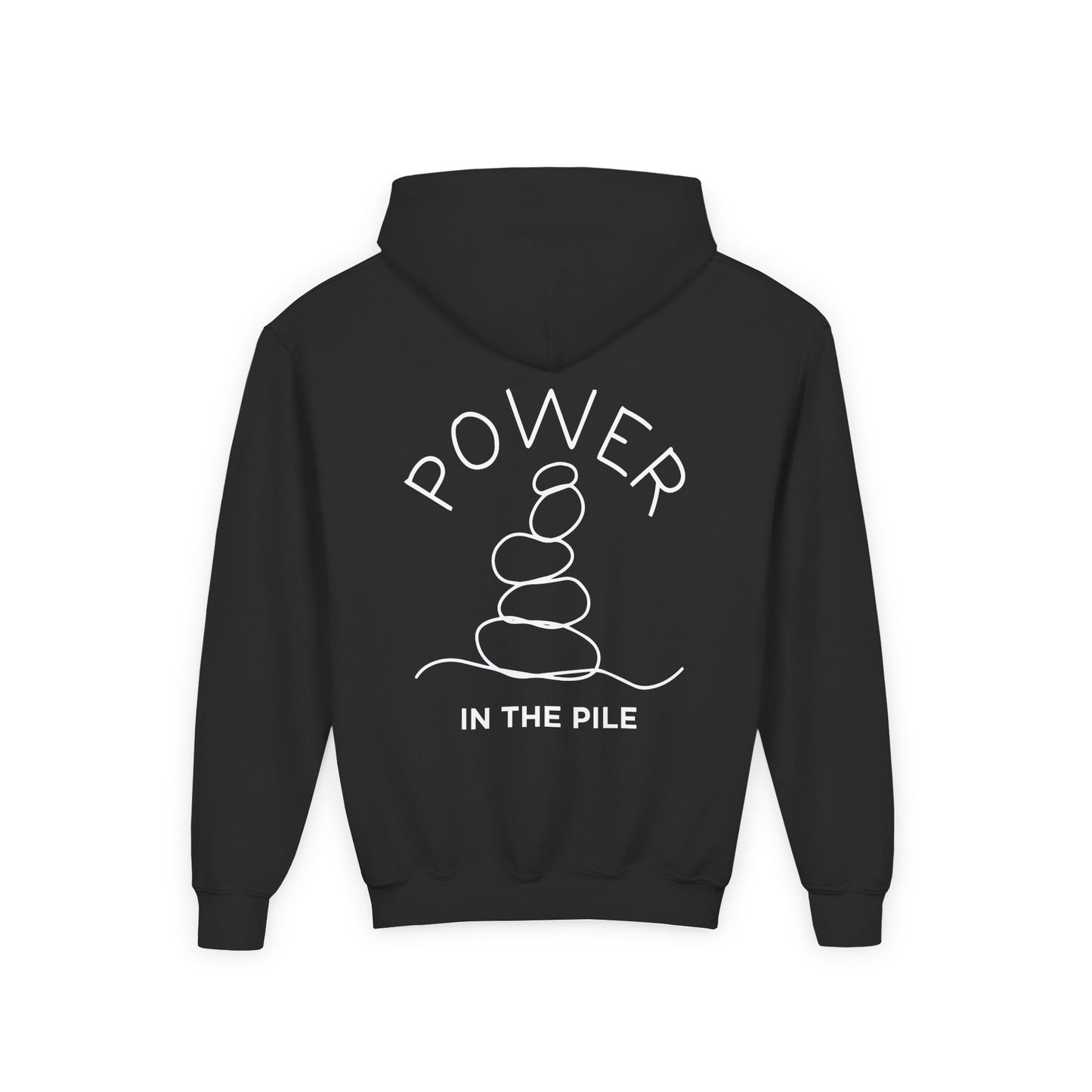 YOUTH - Basic Hoodie - Power in the Piles - BBA