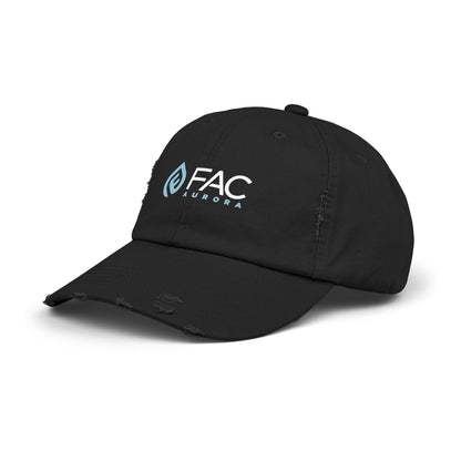 Embroidered Distressed Cap — FAC Aurora