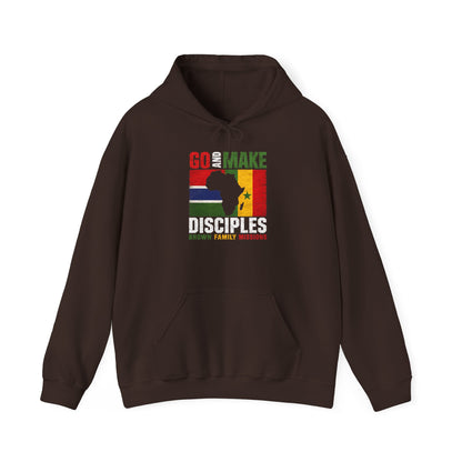 Go Make Disciples Hoodie - Brown Family Missions