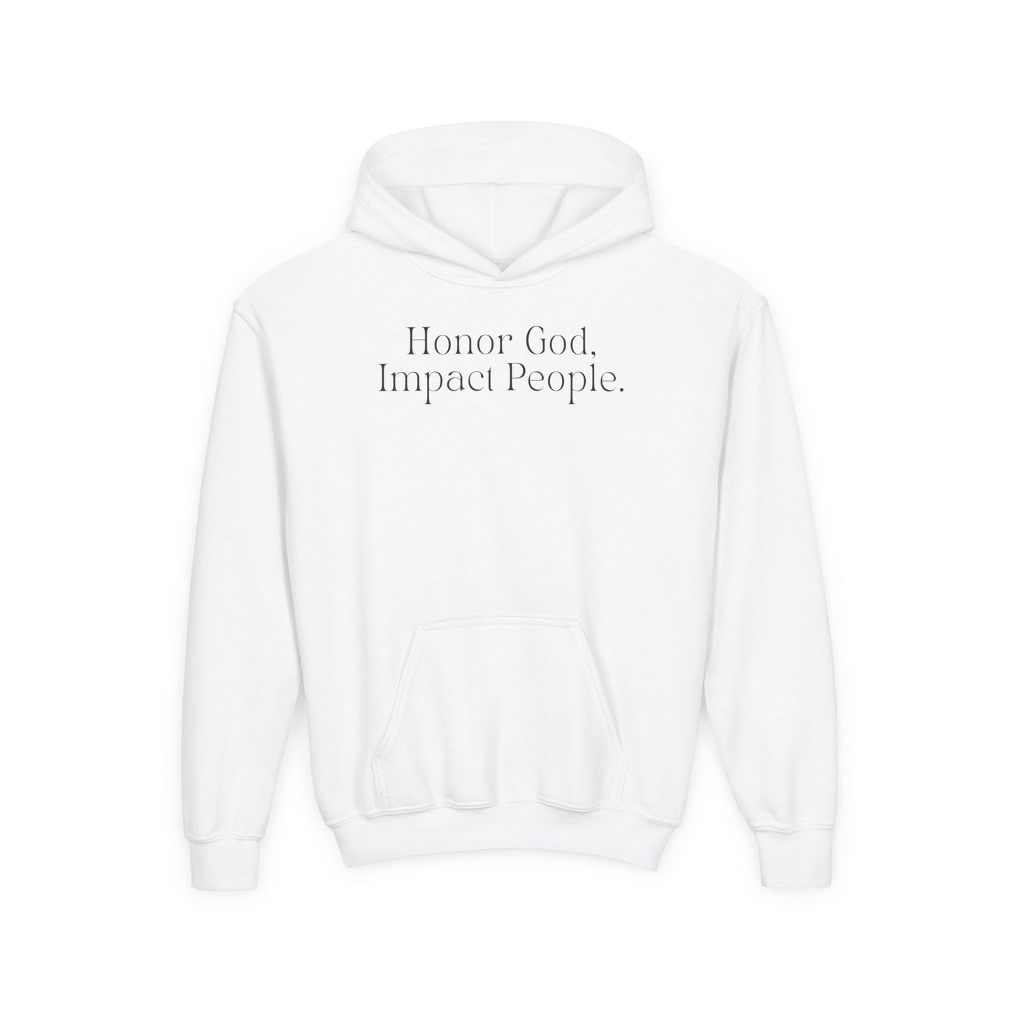 Youth - Basic Hoodie "Honor God, Impact People" - FAC Aurora
