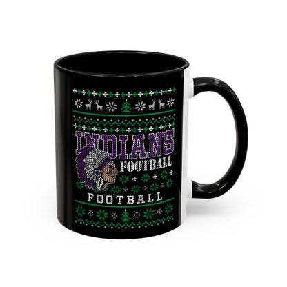 Festive Ugly Sweater Style Coffee Cup 11oz