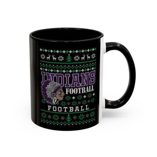 Festive Ugly Sweater Style Coffee Cup 11oz