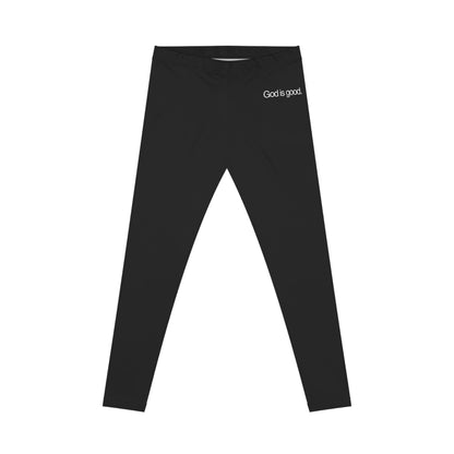 God Is Good Black Leggings - Jason Wittrock