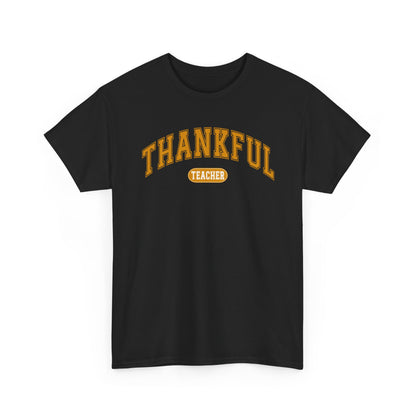 Thankful Teacher Shirt | Fall Teacher T-Shirt | Gildan Teacher Tee | Cute Thanksgiving Teacher Outfit | Teacher Gift Top