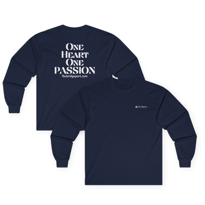 Adult - Basic Long Sleeve Tee - One Heart One Passion