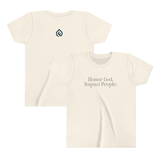 Youth - Premium T-shirt "Honor God, Impact People" - FAC Aurora