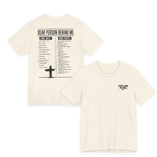 ADULT - Dear Person Behind Me Premium Tee - City on a Hill