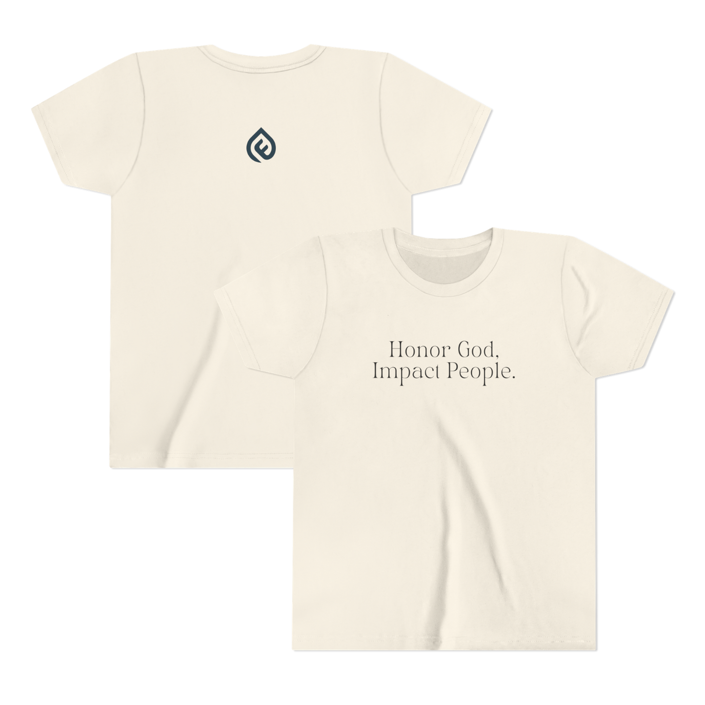 Youth - Premium T-shirt "Honor God, Impact People" - FAC Aurora