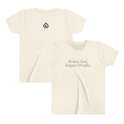 Youth - Premium T-shirt "Honor God, Impact People" - FAC Aurora