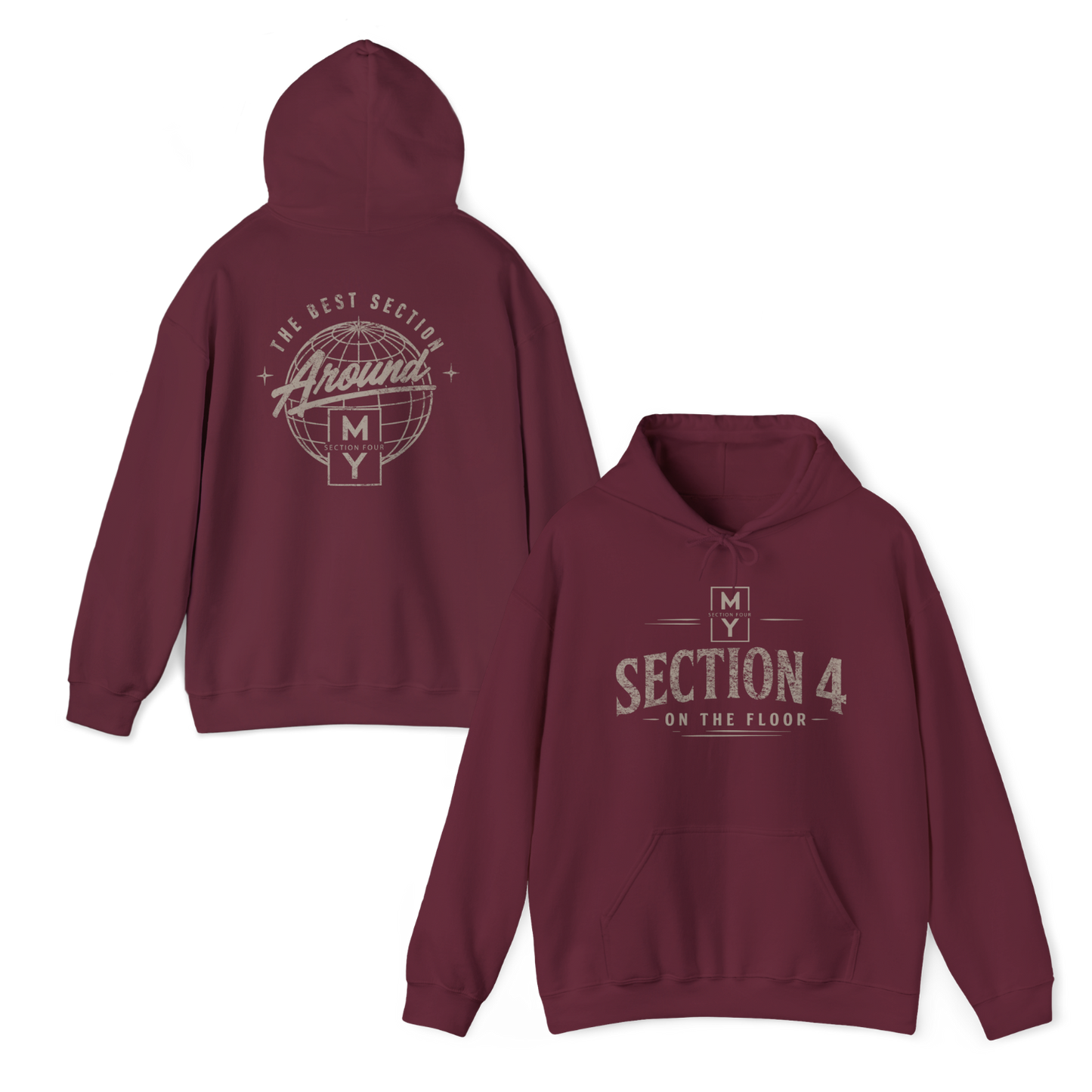 ADULT - Around Best Section Basic Hoodie - MS Section 4 Youth