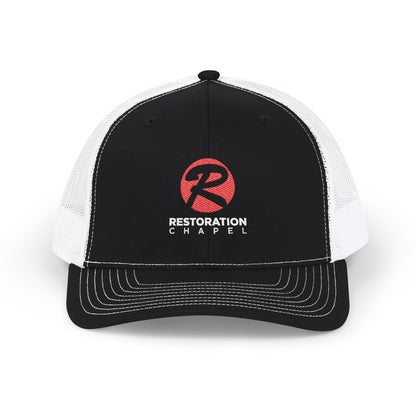 Embroidered Trucker Cap — Restoration Chapel