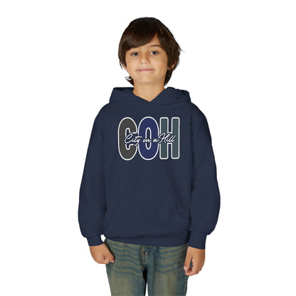 YOUTH - Classic Pullover Hoodie - City on a Hill
