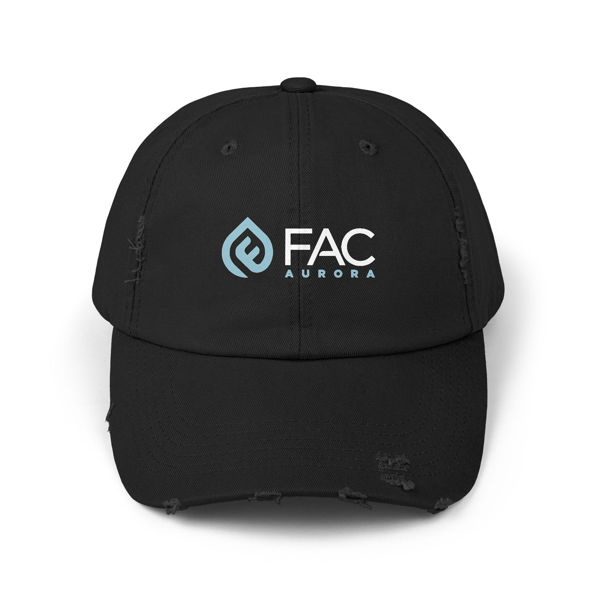 Embroidered Distressed Cap — FAC Aurora