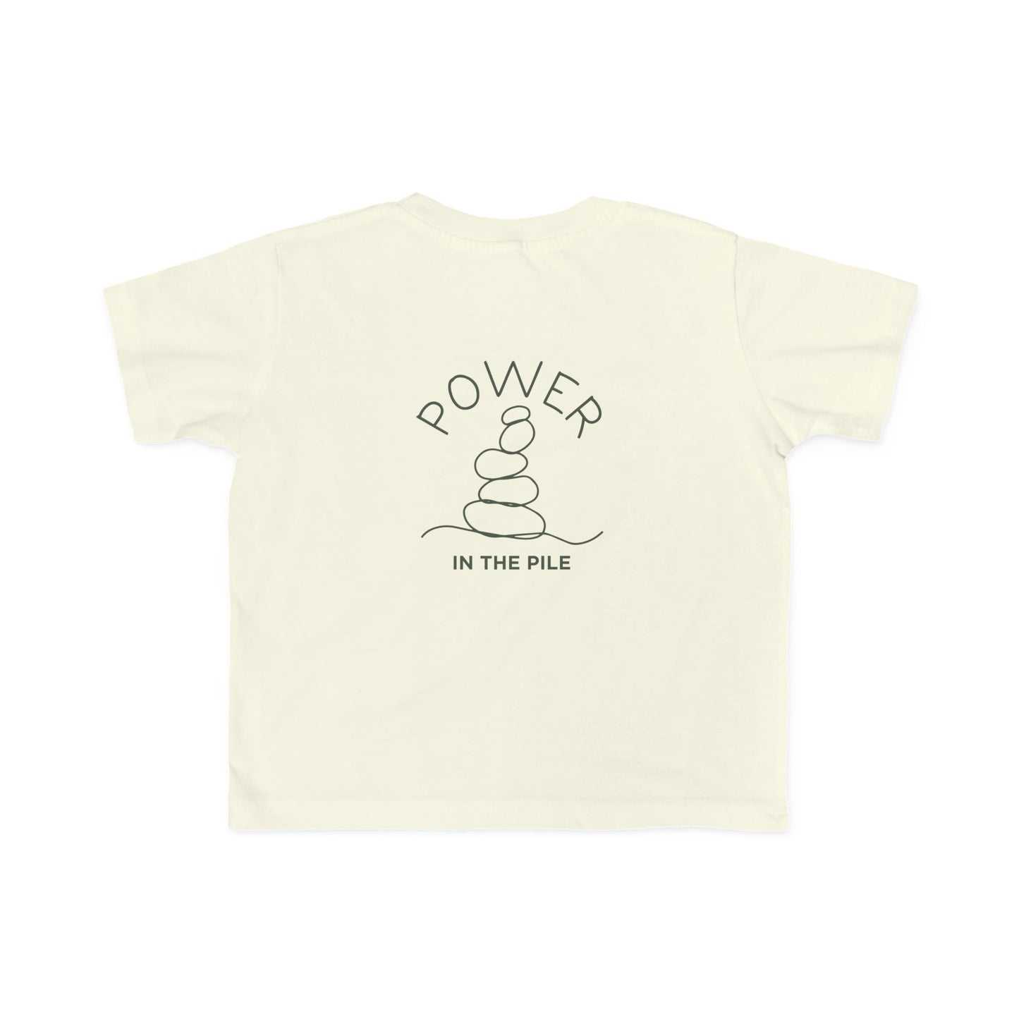 Toddlers - Basic tee - Power in the Piles - BBA