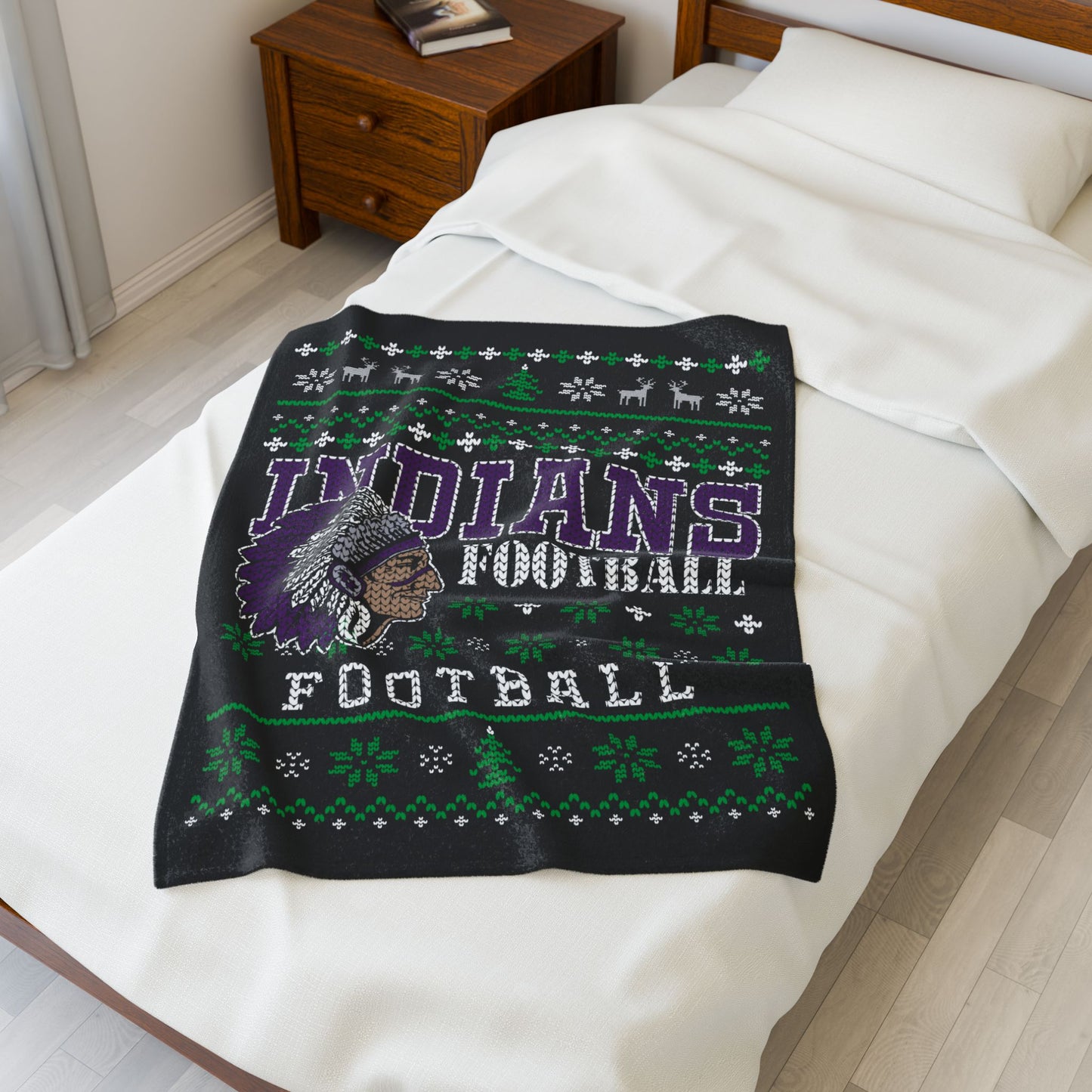 Holiday Plush Blanket — Friends of Pacific Football