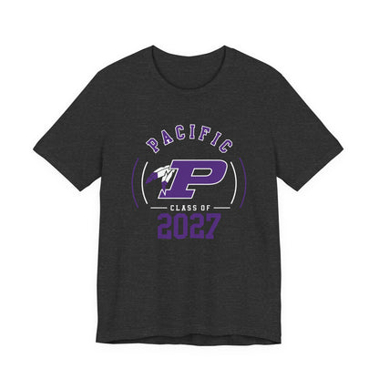 Pacific  2027 Graduation Premium Tee - Pacific Indians