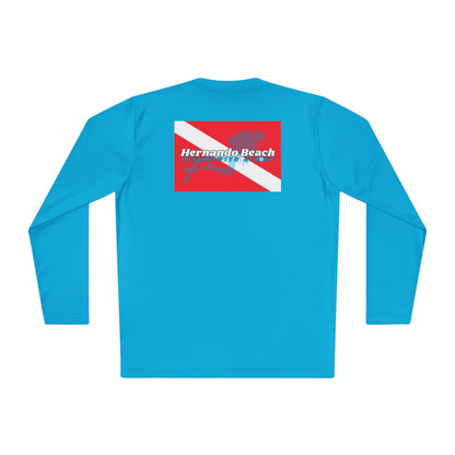 Moisture Wicking Long Sleeve Tee - Hernando Beach Diving - Front & Back Print