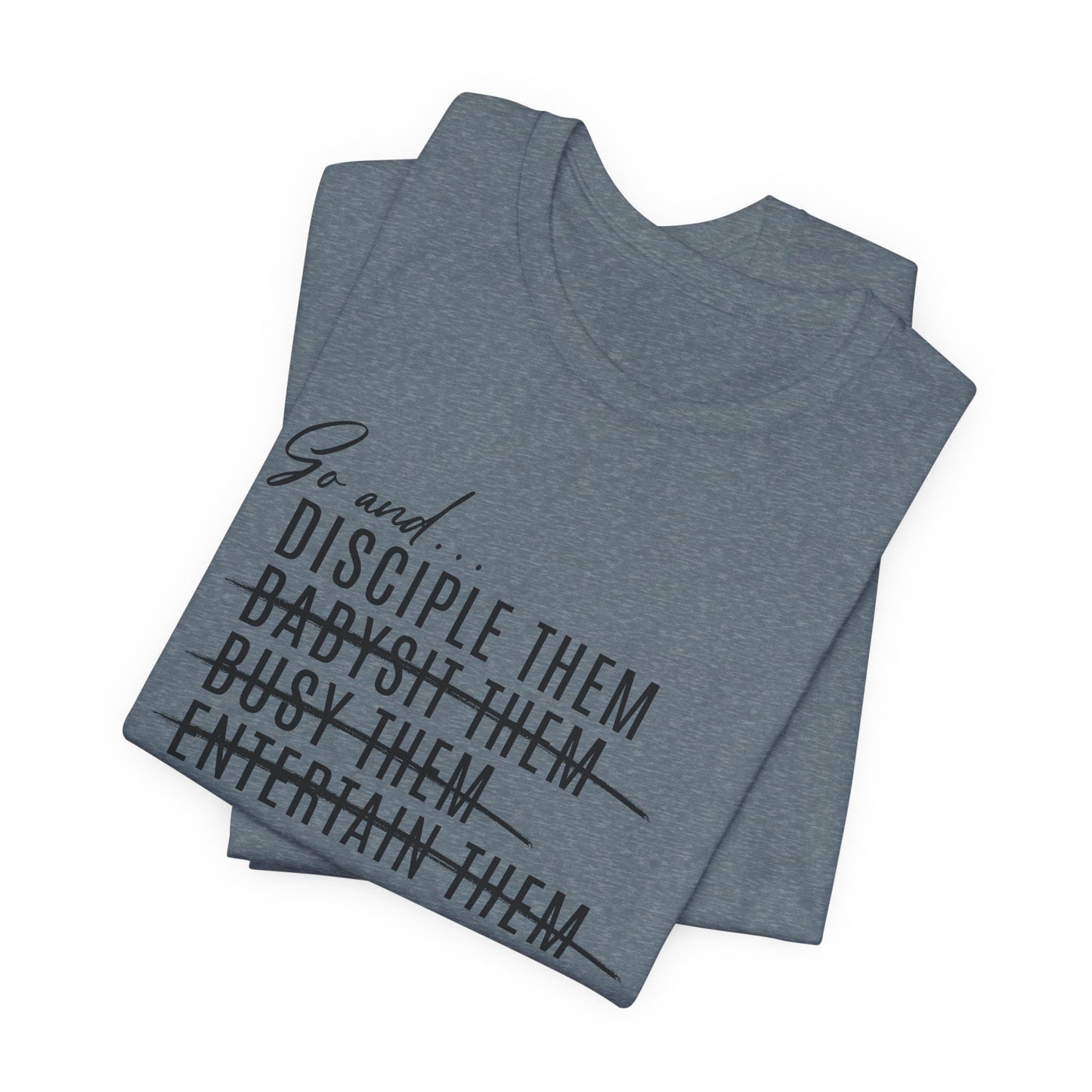 ADULT - Premium Cotton T-Shirt - Disciple Them T-Shirt