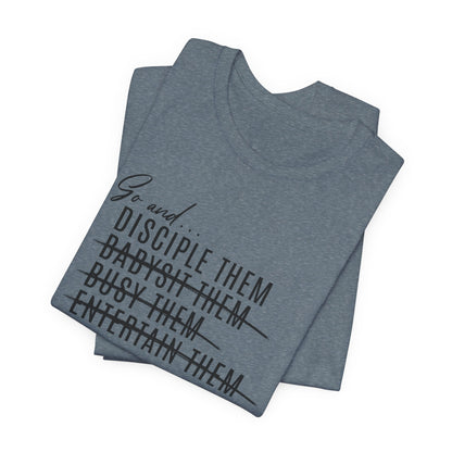 ADULT - Premium Cotton T-Shirt - Disciple Them T-Shirt