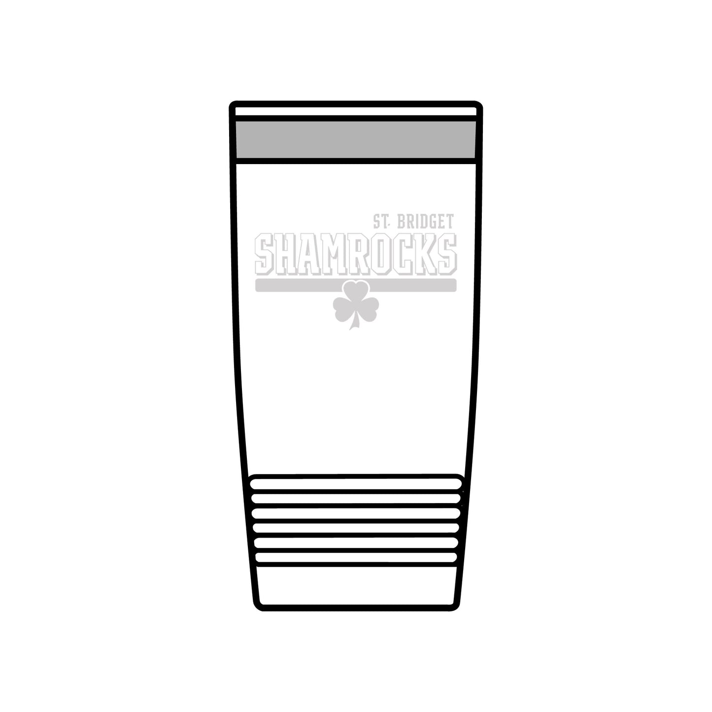 St. Bridget Shamrocks 20oz Insulated Tumbler